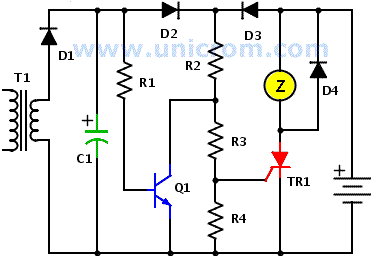 Circuito de alarma de fallo de energía (corte de corriente) - Electrónica  Unicrom