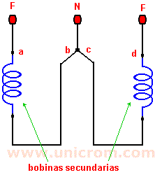 Bobinas secundarias de transformador convencional de distribución - Electrónica Unicrom