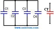 Condensadores en paralelo - Condensadores o capacitores en serie y paralelo