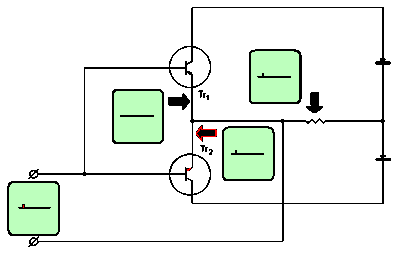 Amplificador en contrafase simétrico complementario - Electrónica Unicrom