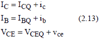 IC, IB, VCE en BJT - Parámetros híbridos