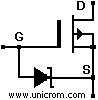 MOSFET con protección con diodo zener _ Electrónica Unicrom