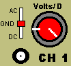 Selector AC - GND - DC en osciloscopio de rayos catódicos. Funciones, utilidades - Electrónica Unicrom