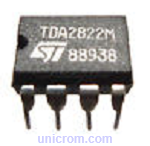 Amplificador de audio TDA2822M (circuito integrado)