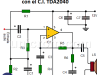Amplificador de audio 12W con TDA2040 (circuito)