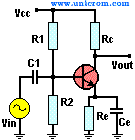 Amplificador emisor común - Electrónica Unicrom