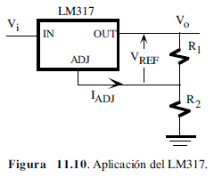 Aplicación típica del regulador de voltaje LM317 - Electrónica Unicrom