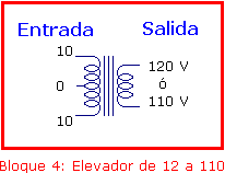 Transformador elevador 10 V a 110/120 V para convertidor 12V DC a 120V AC (UPS) - Electrónica Unicrom