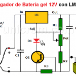 Cargador de Batería gel 12 V con LM317