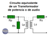 Circuitos equivalentes de un transformador  (audio, video, RF)