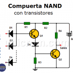 Compuerta NAND con transistores