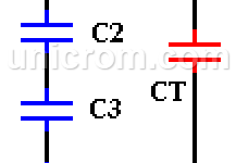 Condensadores o capacitores en serie y paralelo