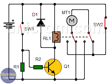 Control reversible para motor DC - Control de giro para motor DC