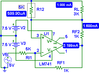 Circuito convertidor voltaje - corriente con carga aterrizada - Electrónica Unicrom