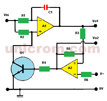 Convertidor voltaje - frecuencia con LM3900