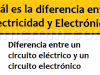 Diferencia entre Electricidad y Electrónica