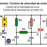 Dimmer / Control de velocidad de motor AC con triac