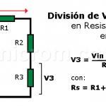 División de voltaje en Resistencias en serie