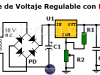 Fuente de voltaje variable con LM317T (circuito impreso)