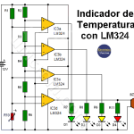 Indicador de Temperatura con LM324 (C. impreso)