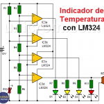 Indicador de Temperatura con LM324 (C. impreso)