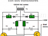 Inversor 12VDC a 120VAC con dos transistores
