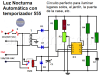 Luz nocturna automática con 555 y relé