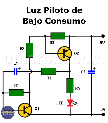Luz piloto de bajo consumo - Luz piloto de baja potencia