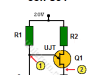 Oscilador de relajación con transistor UJT