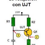 Oscilador de relajación con transistor UJT