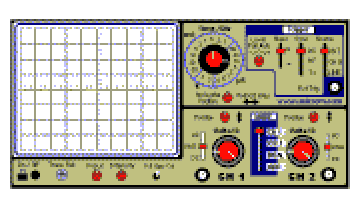 Osciloscopio de dos canales: Diagrama, controles, pantalla