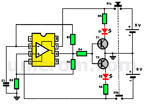 Probador de amplificador operacional 741 o similar - Electrónica Unicrom