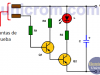 Probador de continuidad con transistores