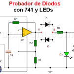 Probador de Diodos con 741 y LEDs. ¿Cómo Hacerlo?