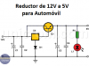Reductor de 12 a 5 voltios para Automóvil