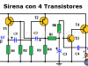 Sirena con 4 Transistores – Muy sencilla
