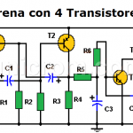 Sirena con 4 Transistores - Muy sencilla
